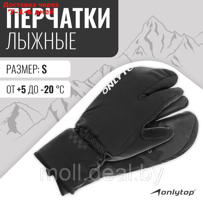 Перчатки лыжные лобстеры ONLYTOP мод. 2089 размер S - фото 1 - id-p227100587