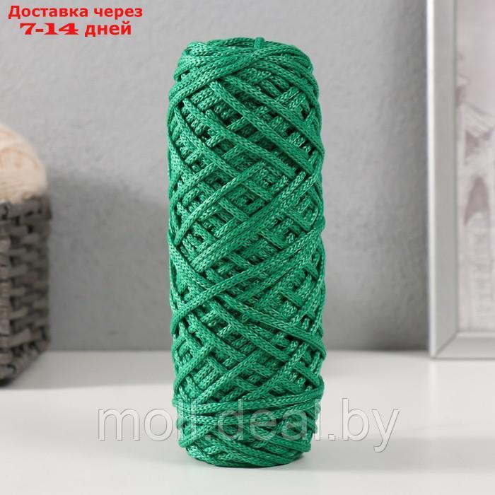 Шнур для вязания 35% хлопок,65% полипропилен 3 мм 85м/160±10 гр (нефрит) - фото 1 - id-p226888591
