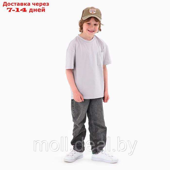 Кепка детская для мальчика "Adventure"джинса+сетка, р-р 52-54 5-7 лет - фото 2 - id-p227084850