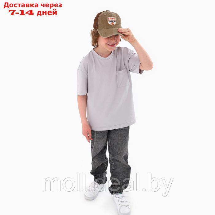 Кепка детская для мальчика "Adventure"джинса+сетка, р-р 52-54 5-7 лет - фото 10 - id-p227084850