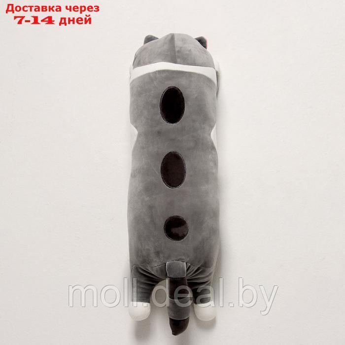 Мягкая игрушка "Котик" с пледом, 65 см, цвет серый - фото 3 - id-p227075899
