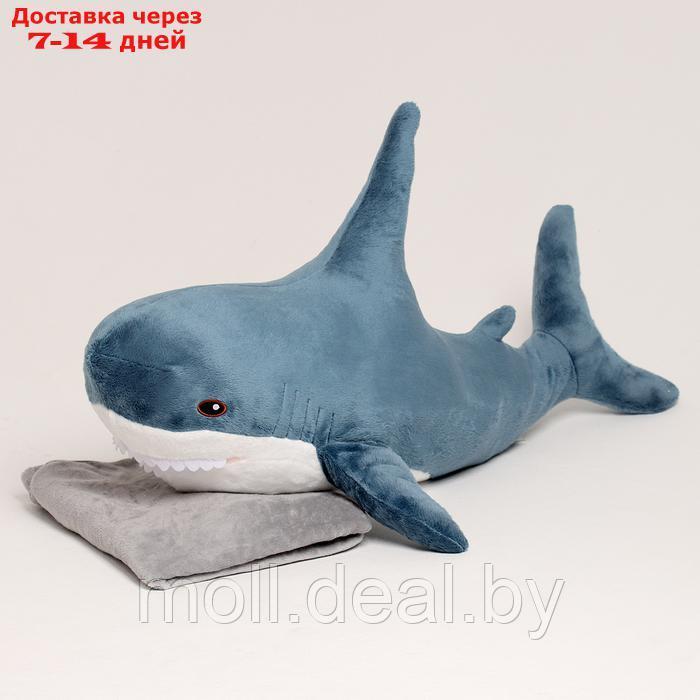Мягкая игрушка "Акула" с пледом, 100 см - фото 1 - id-p227075900