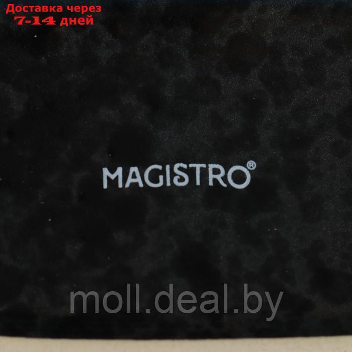 Салфетница фарфоровая Magistro "Ночной дождь", 12×5,7×8,2 см, цвет чёрный - фото 7 - id-p227076890