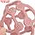 Прорезыватель силиконовый "Сфера", цвет розовый, Mum&Baby, фото 5
