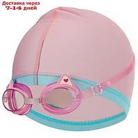 Набор для плавания детский ONLYTOP "Кошечка": шапочка, очки, мешок