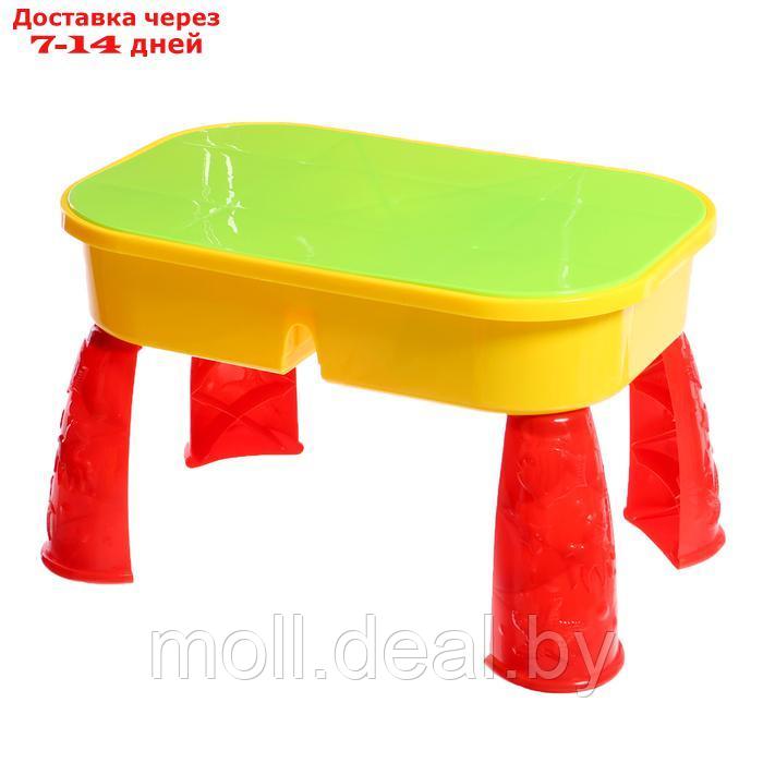 Набор для игры в песке "Весело играем", со столиком, 11 предметов - фото 5 - id-p227085838