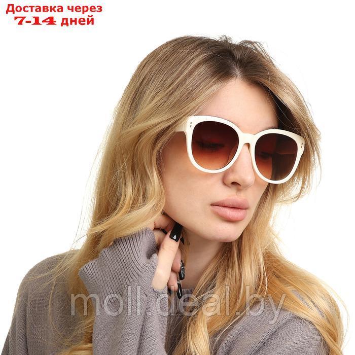 Очки солнцезащитные женские "OneSun", uv 400, дужка 15 см, линза 5.5х5 см - фото 1 - id-p226886636