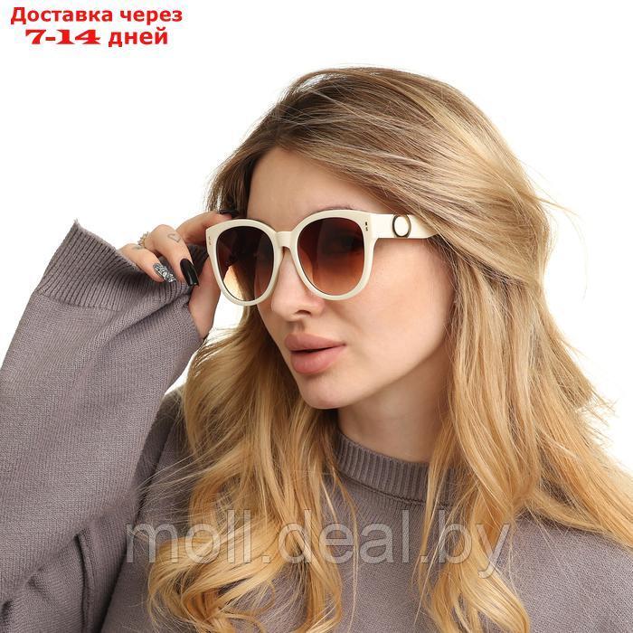 Очки солнцезащитные женские "OneSun", uv 400, дужка 15 см, линза 5.5х5 см - фото 2 - id-p226886636