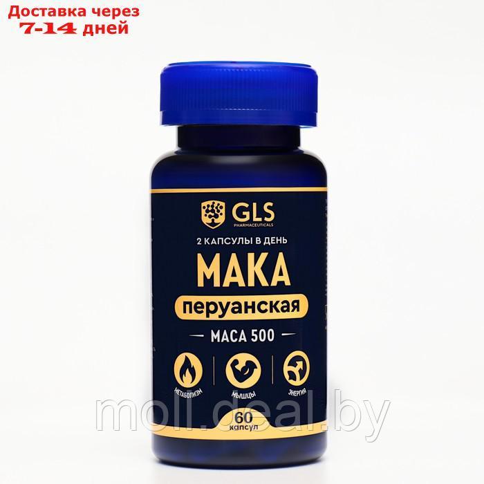 Мака перуанская GLS maca 500, 60 капсул 350 мг - фото 1 - id-p227106888
