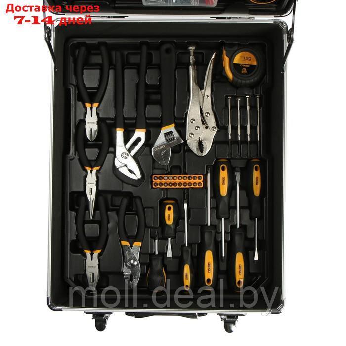 Набор инструментов для авто и дома DEKO DKMT187, металлический кейс, 187 предметов - фото 6 - id-p227102692