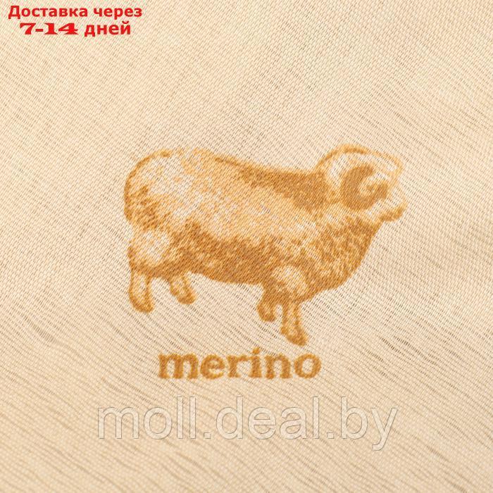 Одеяло 172*205 см овечья шерсть, вес 2,1 кг, п/э - фото 2 - id-p227087808