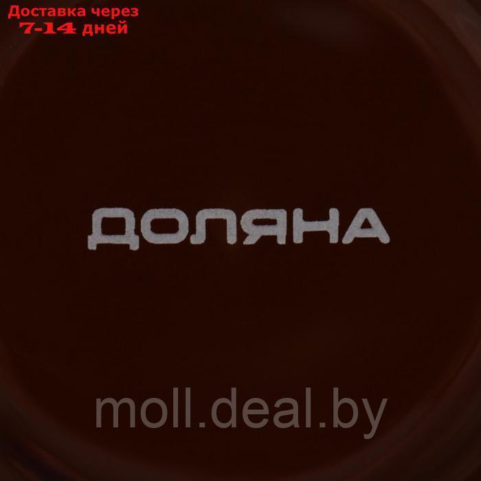 Набор керамический для фондю Доляна "Шоколадница", 4 шпажки, цвет коричневый - фото 5 - id-p227076903