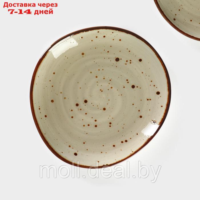 Набор тарелок фарфоровых пирожковых Magistro Mediterana, 2 предмета: 16×15 см, цвет бежевый - фото 6 - id-p227076906