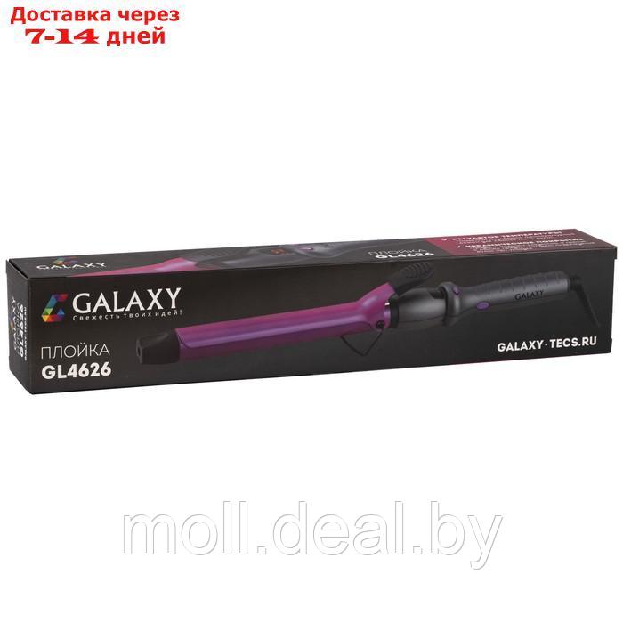Плойка Galaxy GL 4626, 70 Вт, керамическое покрытие, d=25 мм, 200°С, чёрно-фиолетовая - фото 7 - id-p227091822