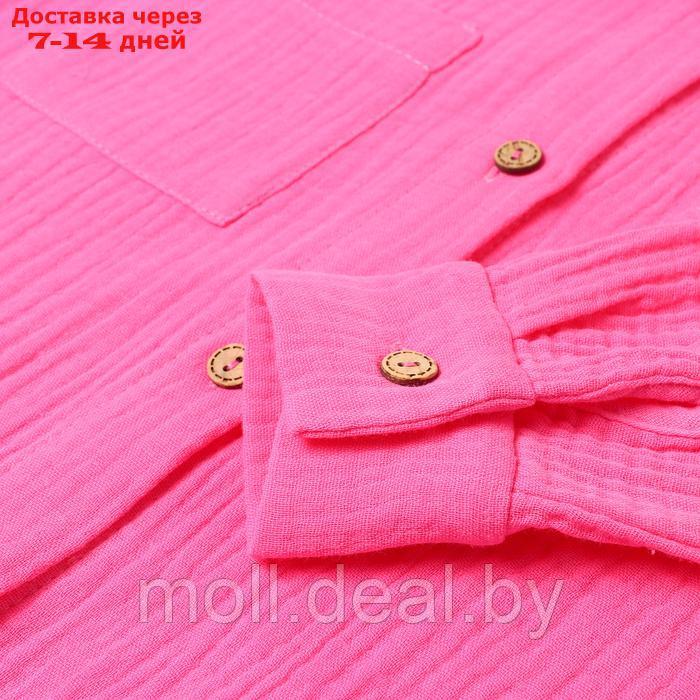 Костюм (рубашка и брюки) детский KAFTAN "Муслин", р.36 (134-140 см) розовый - фото 3 - id-p227083865