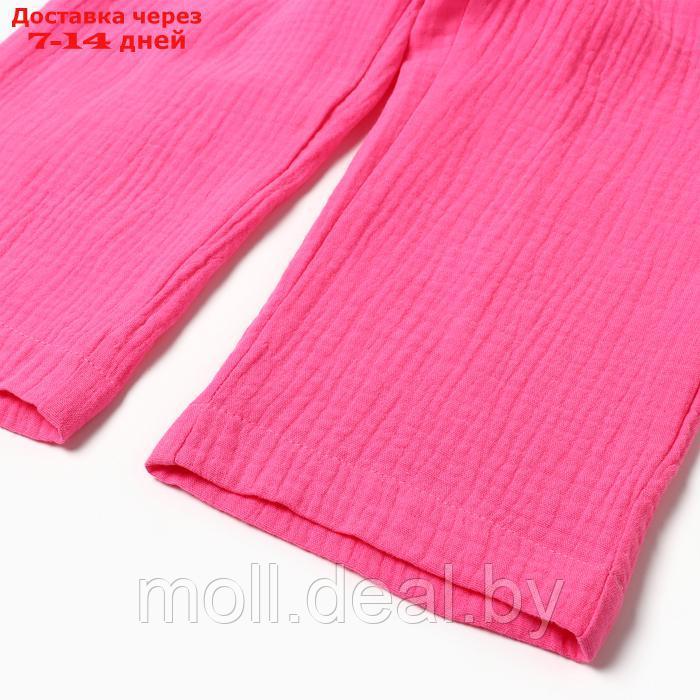Костюм (рубашка и брюки) детский KAFTAN "Муслин", р.36 (134-140 см) розовый - фото 5 - id-p227083865