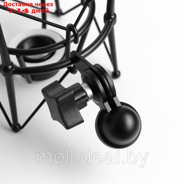 Держатель для микрофона Music Life pro, паук, металлический, черный - фото 3 - id-p227088838