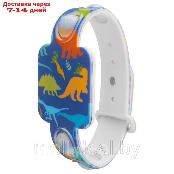 Часы наручные электронные, детские, "Динозавры", ремешок pop-it, l-25.4 см - фото 2 - id-p227095753