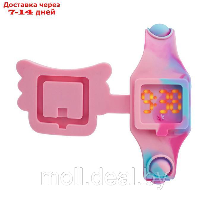 Часы наручные электронные, детские, "Бабочка", ремешок pop-it, l-22.5 см - фото 3 - id-p227095757