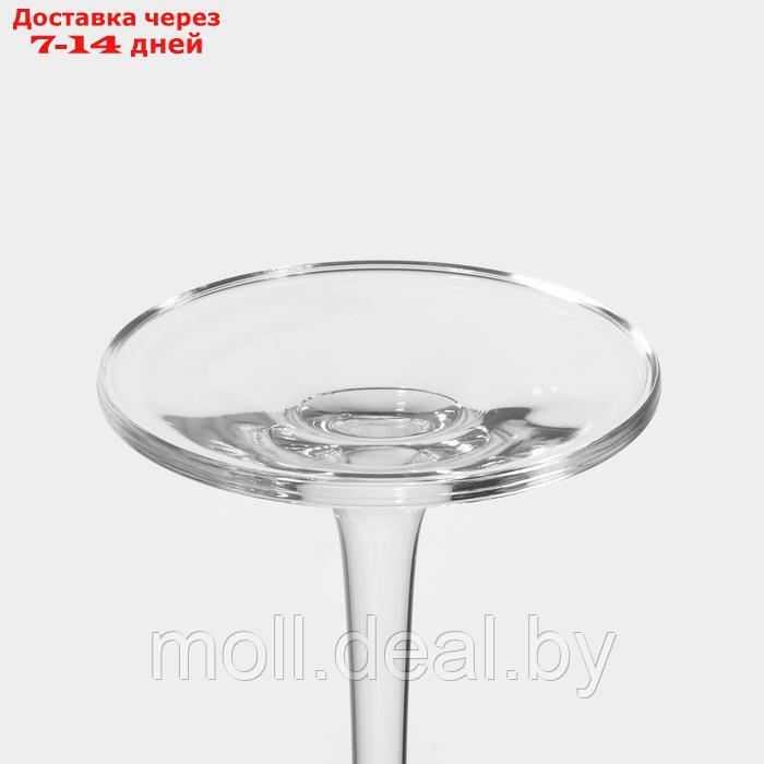 Набор стеклянных бокалов для шампанского "Экстра", 210 мл, 6 шт - фото 6 - id-p227076916