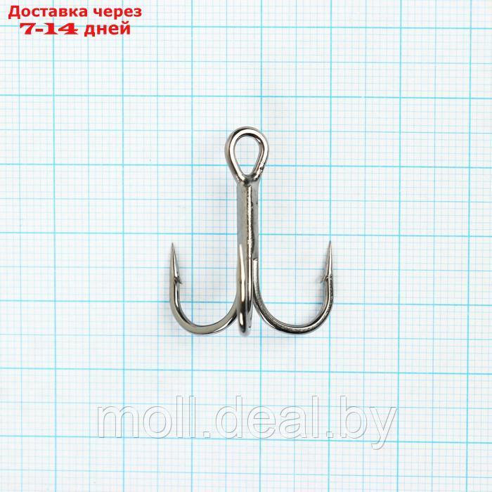 Крючок тройной Volzhanka Treble Hook Stronger № 1, 4 шт - фото 2 - id-p227100696