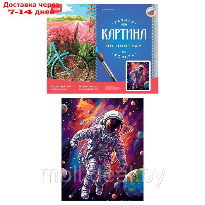 Картина по номерам "Космонавт", холст на подрамнике 40 × 50 см - фото 2 - id-p226888624