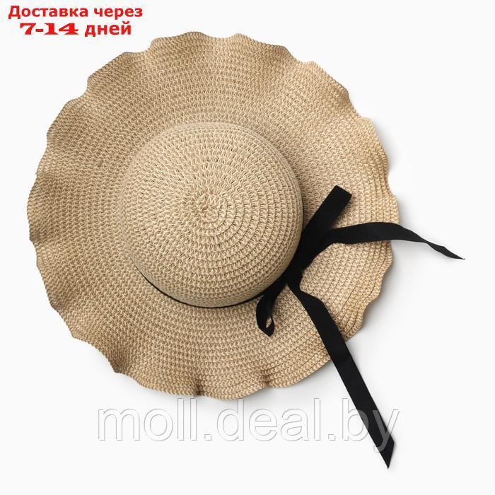 Шляпа для девочки с бантом MINAKU, р-р 52, цв.бежевый - фото 2 - id-p227085861