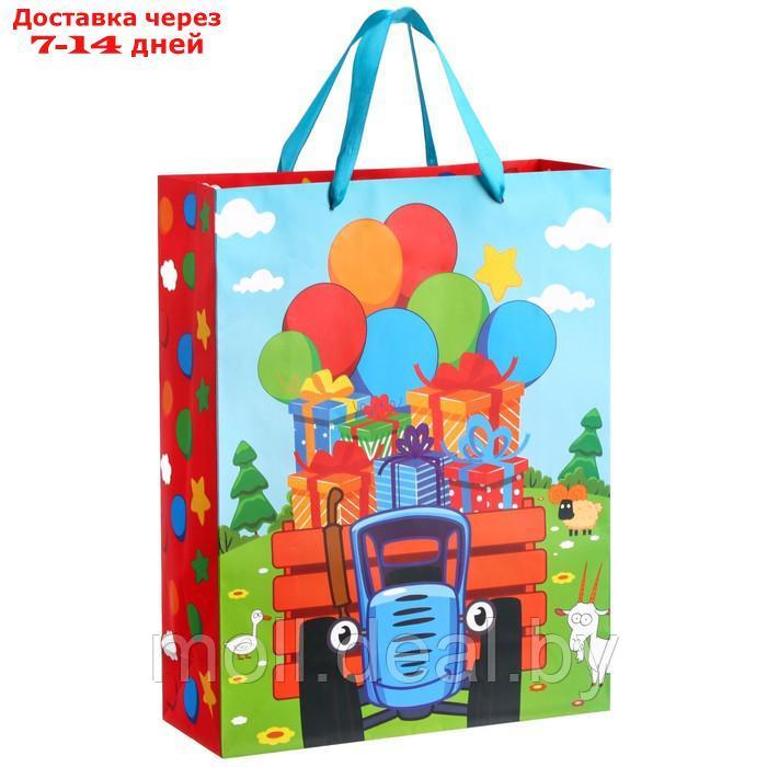 Набор подарочных пакетов Синий трактор - фото 4 - id-p227084882