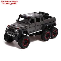 Машина металлическая Mercedes-Benz G55 6х6, масштаб 1:24, открываются двери, капот, багажник, цвет серый