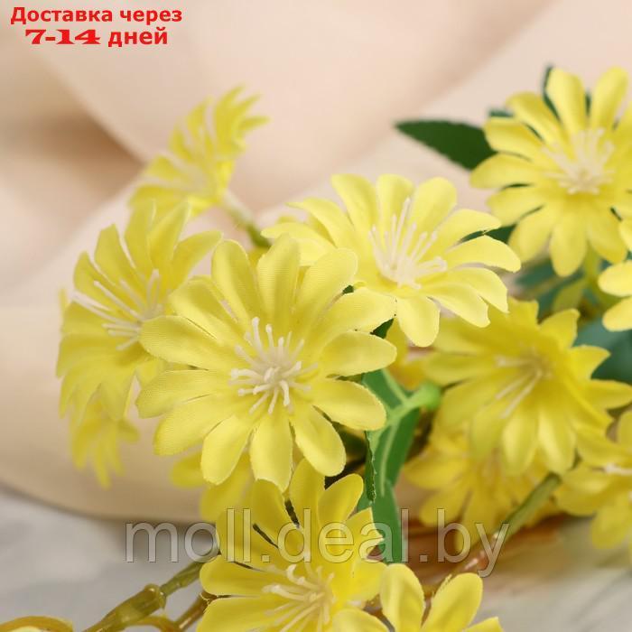 Цветы искусственные "Хризантема" премиум, 3,5х62 см, жёлтый - фото 2 - id-p227109047