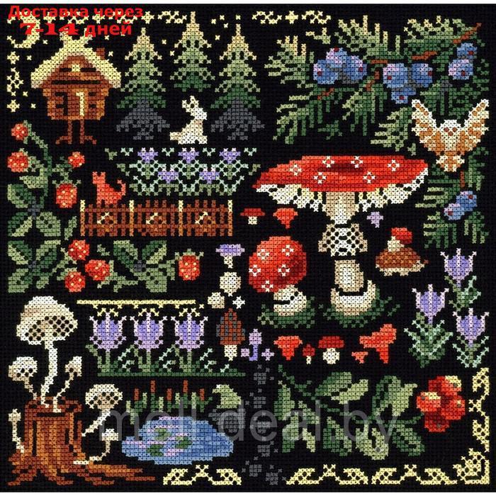Набор для вышивания "Семплер. Таинственный лес" 19 × 19 см