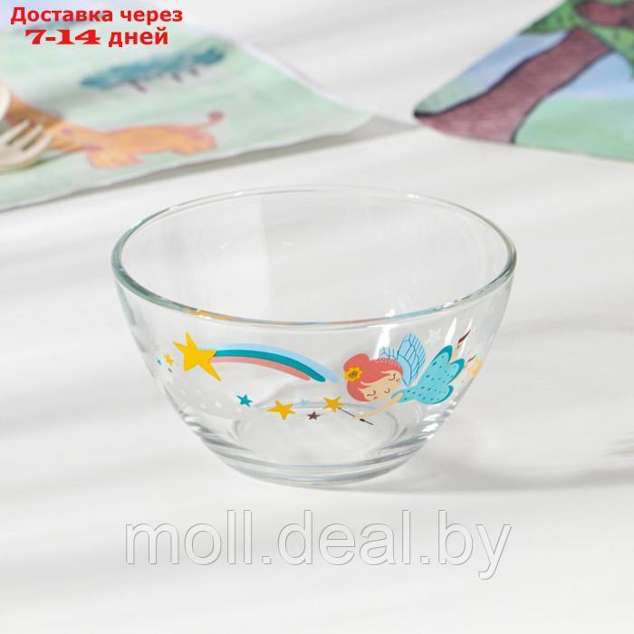 Набор детской посуды "Принцессы", стеклянный, 3 предмета - фото 2 - id-p227102779