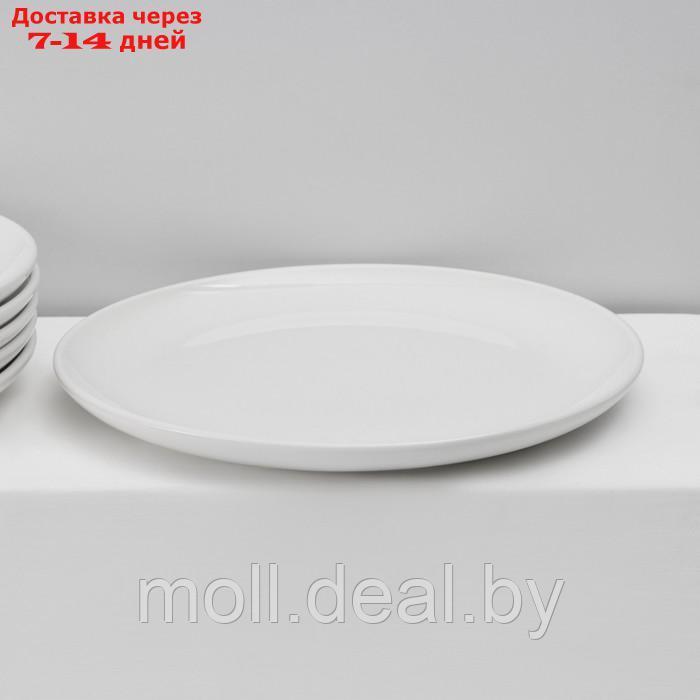 Набор тарелок фарфоровых десертных Magistro Mien, 6 предметов: d=16,5 см, цвет белый - фото 3 - id-p226885745
