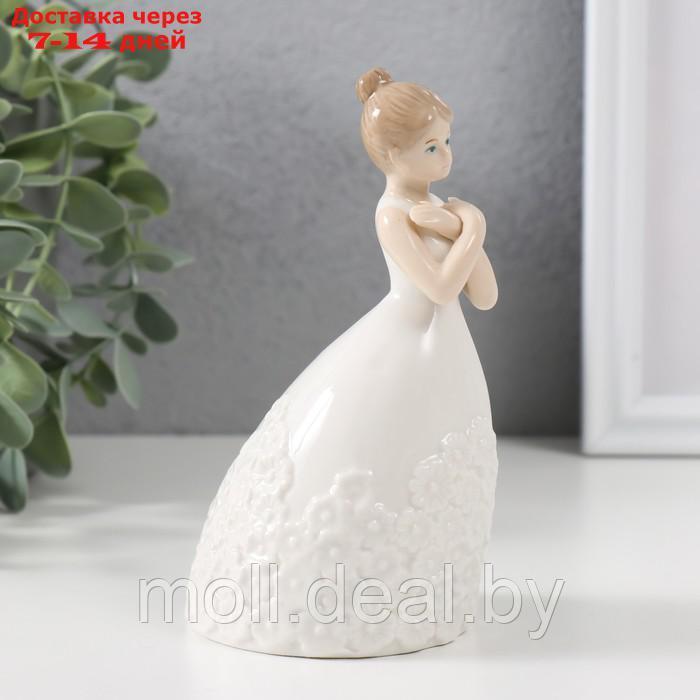 Сувенир керамика "Невеста перед свадьбой" 14х7,5х6,5 см - фото 2 - id-p227080922