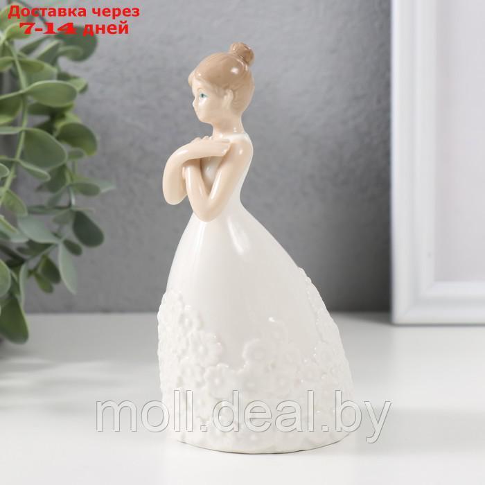 Сувенир керамика "Невеста перед свадьбой" 14х7,5х6,5 см - фото 4 - id-p227080922