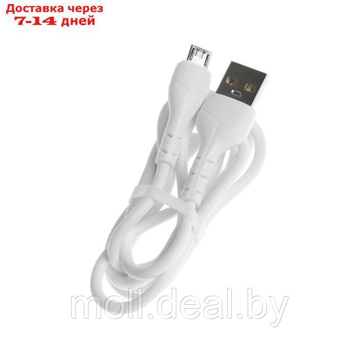 Сетевое зарядное устройство BYZ U40, 1 USB, 18 Вт, 5 А, кабель USB - micro USB, 1 м,PD,белый - фото 6 - id-p227088863