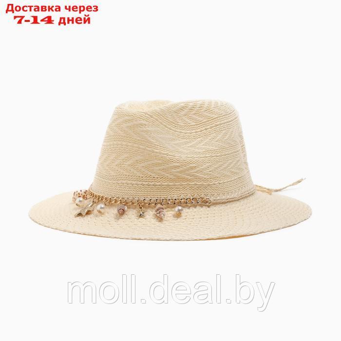 Шляпа женская летняя MINAKU цв.молочный, размер 56-58 - фото 1 - id-p227111127