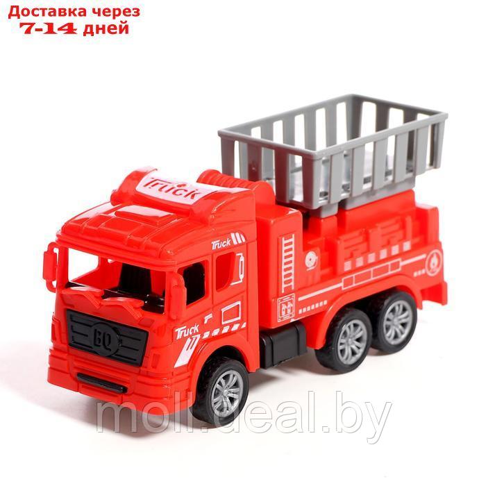 Игровой набор "Пожарная служба", инерция, 5 грузовиков в комплекте - фото 3 - id-p227085885