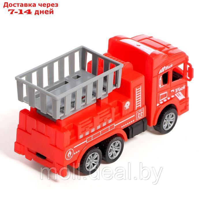 Игровой набор "Пожарная служба", инерция, 5 грузовиков в комплекте - фото 5 - id-p227085885