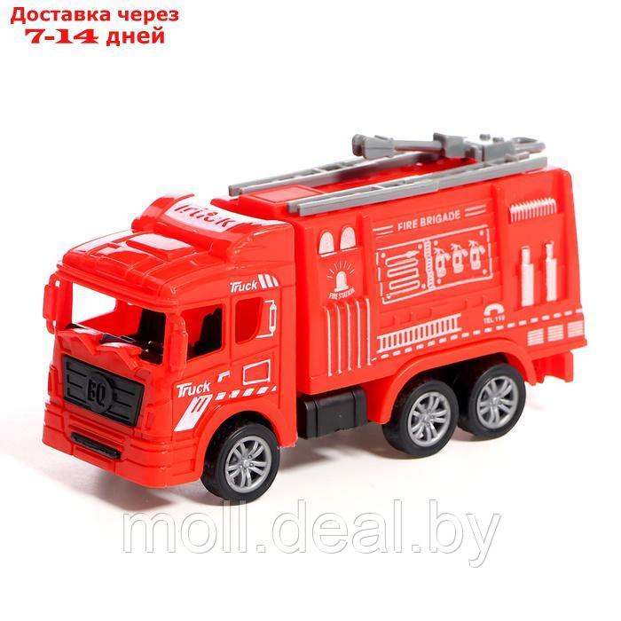 Игровой набор "Пожарная служба", инерция, 5 грузовиков в комплекте - фото 9 - id-p227085885