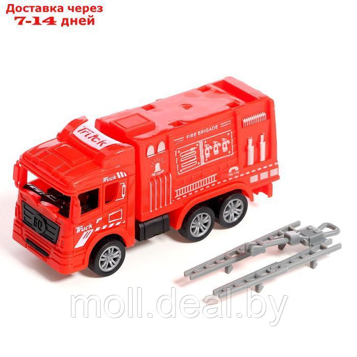 Игровой набор "Пожарная служба", инерция, 5 грузовиков в комплекте - фото 10 - id-p227085885