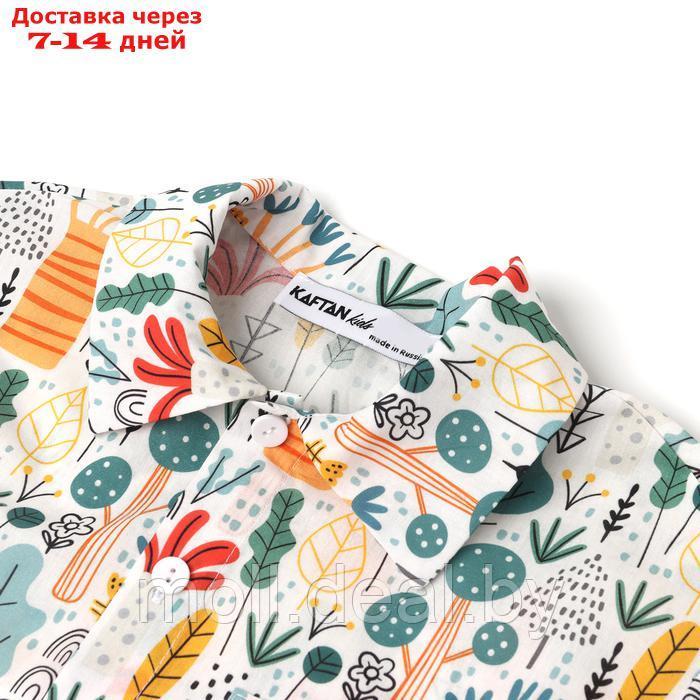 Рубашка для мальчика KAFTAN "Лес", р.36 (134-140) - фото 6 - id-p227082913