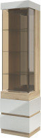 Шкаф-пенал с витриной Мебель-КМК Хилтон 0651.18 левый