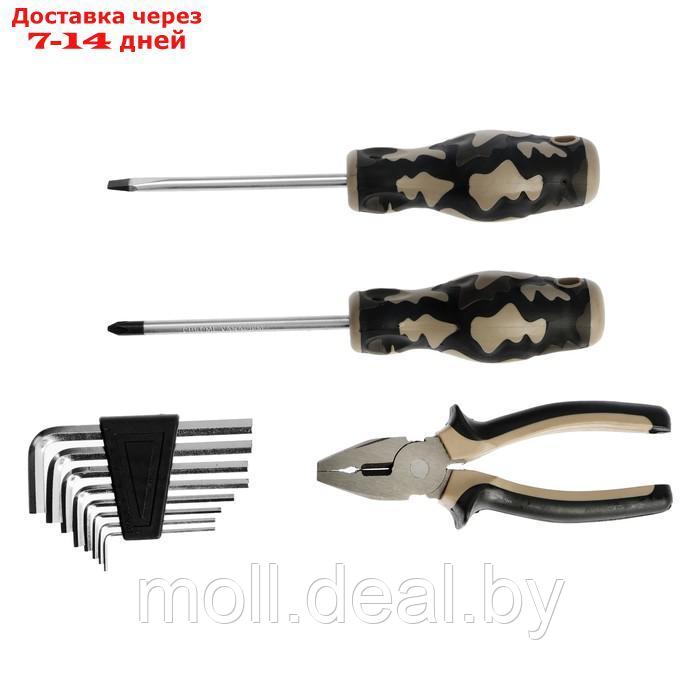 Набор инструментов в блистере ТУНДРА, отвертки, плоскогубцы, ключи, 11 предметов - фото 2 - id-p227075960