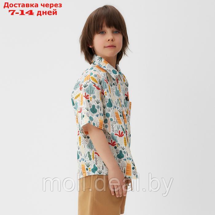 Рубашка для мальчика KAFTAN "Лес", р.32 (110-116) - фото 3 - id-p227082920