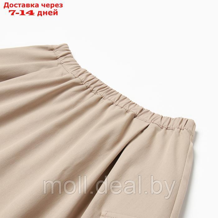 Юбка женская с накладным карманом MINAKU: Safari цвет бежевый, р-р 44 - фото 2 - id-p226884808