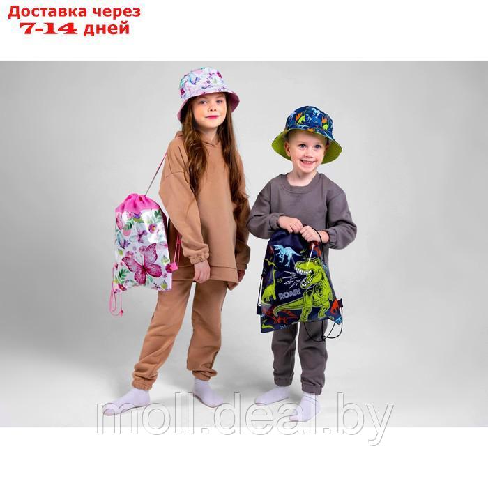 Детский набор "Бабочки" (панама+ мешок для обуви) - фото 7 - id-p227109073
