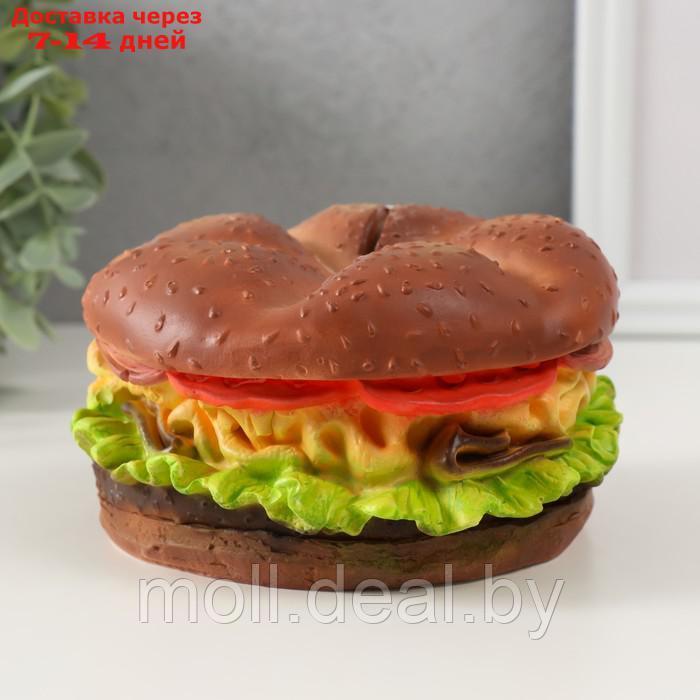 Копилка "Гамбургер Бриош" высота 7,5 см, d-13 см - фото 1 - id-p226889659