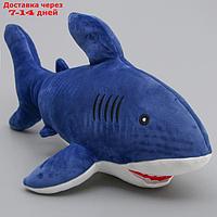 Мягкая игрушка "Акула", 55 см, цвет синий