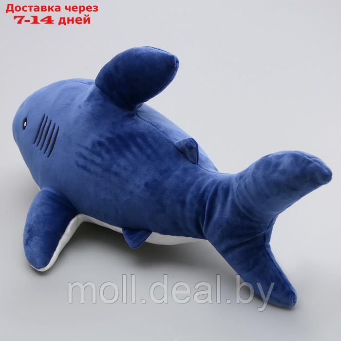 Мягкая игрушка "Акула", 55 см, цвет синий - фото 4 - id-p227095904